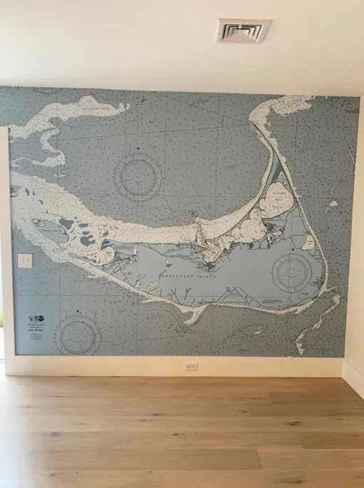 Eel Point MA nautical chart wallpaper