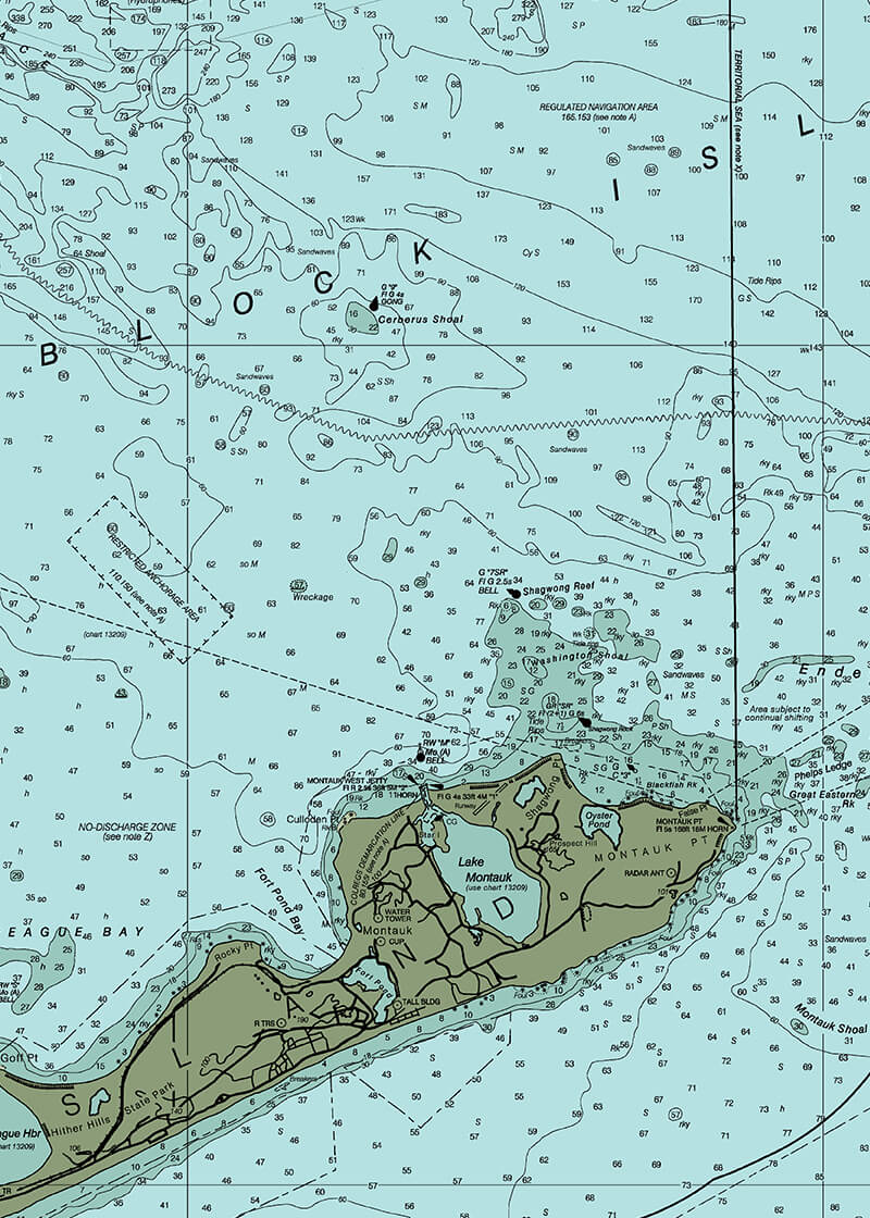 Montauk Nautical Chart